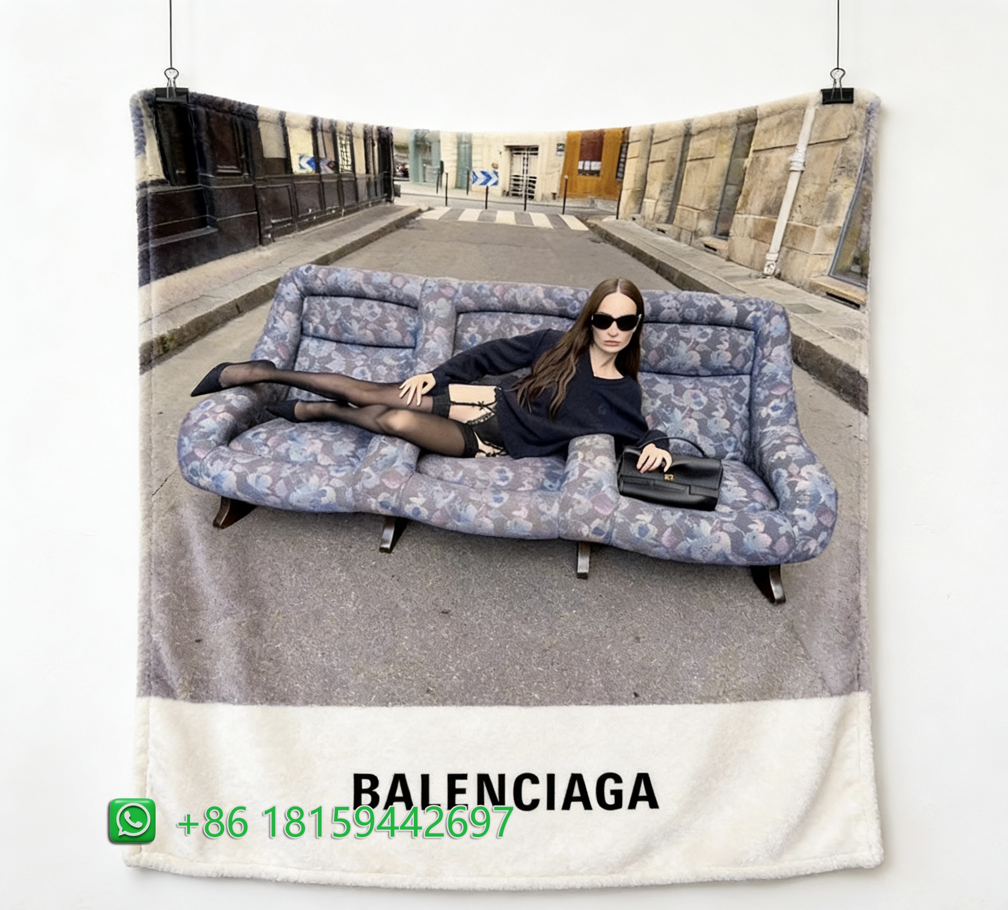 Balenciaga Throw Blankets